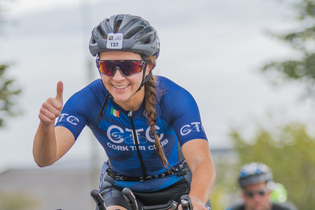 Image of a participant at the BMW Ireland Triathlon